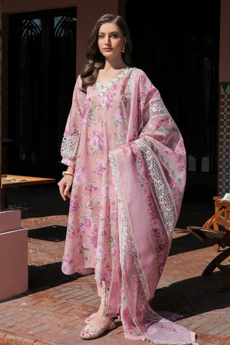 Baroque | Lawn Collection 24 | UF-315 - Rang-e-Khaas