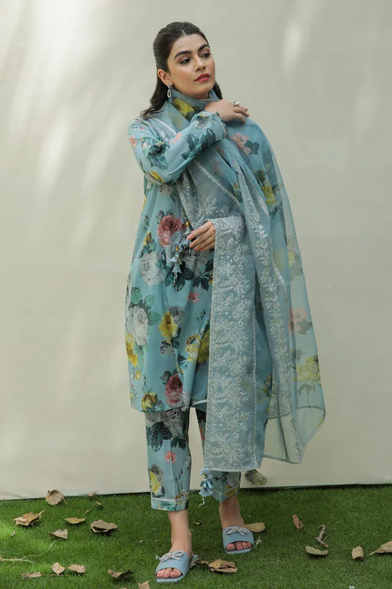 Baroque | Lawn Collection 24 | UF-211 - Rang-e-Khaas