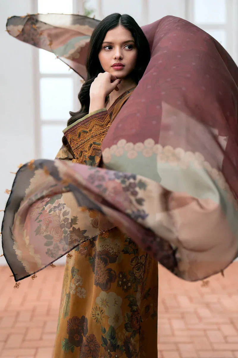 Baroque | Lawn Collection 24 | UF-530 - Rang-e-Khaas