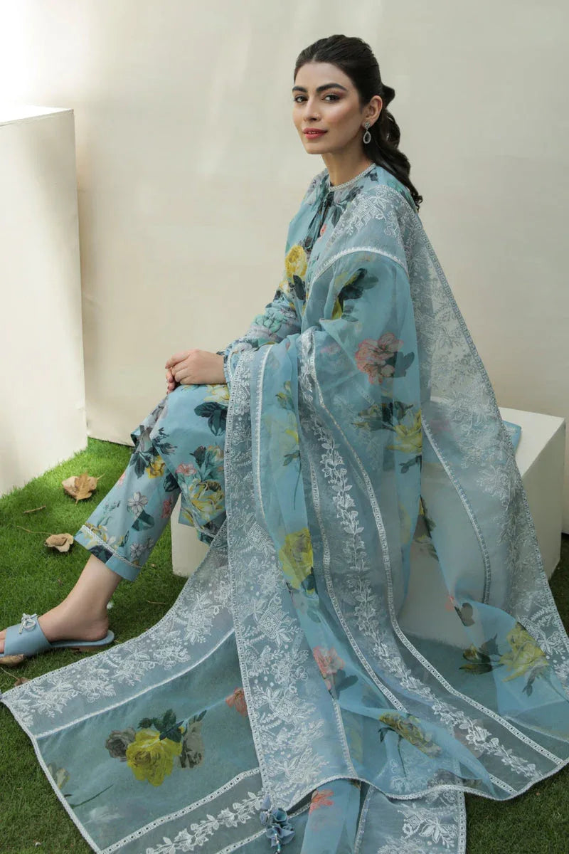 Baroque | Lawn Collection 24 | UF-211 - Rang-e-Khaas