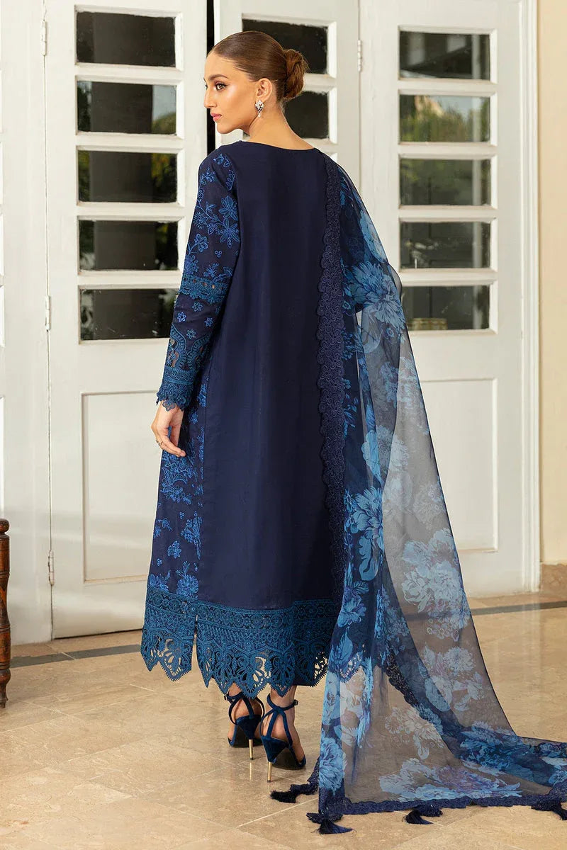 Baroque | Lawn Collection 24 | UF-380 - Rang-e-Khaas