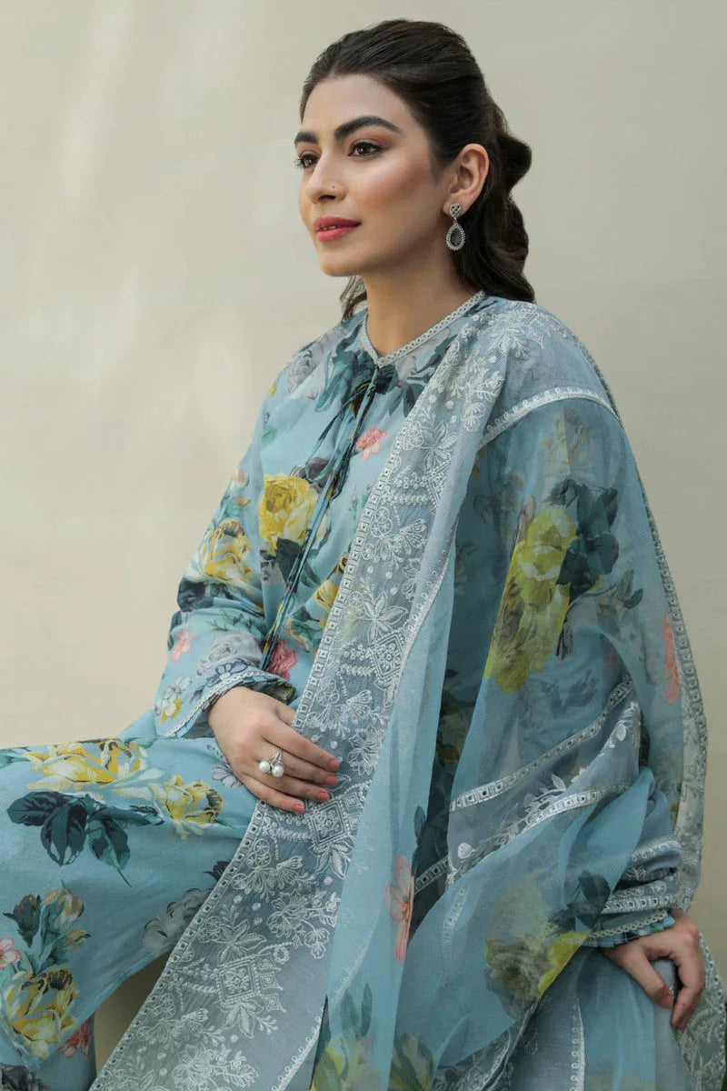 Baroque | Lawn Collection 24 | UF-211 - Rang-e-Khaas