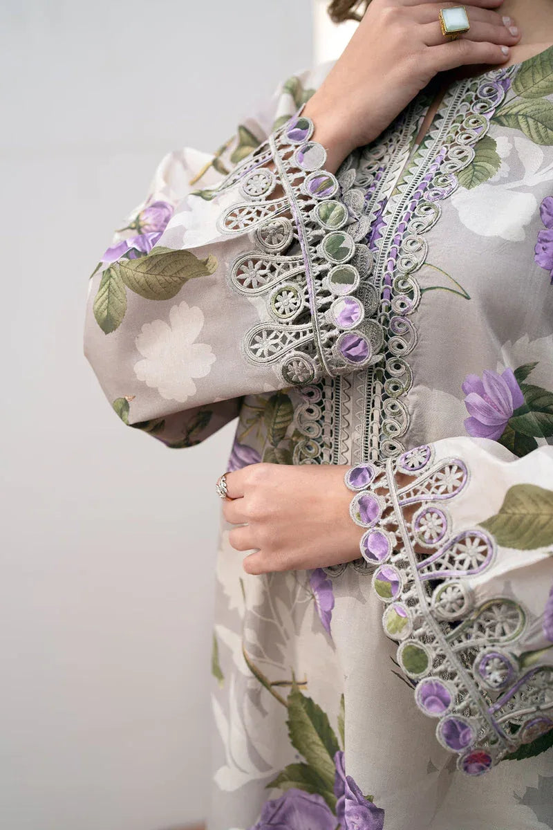 Baroque | Lawn Collection 24 | UF-531 - Rang-e-Khaas