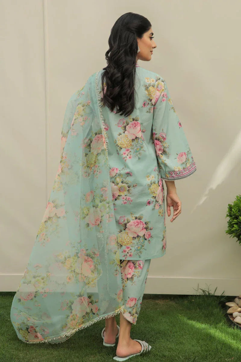 Baroque | Lawn Collection 24 | UF-215 - Rang-e-Khaas