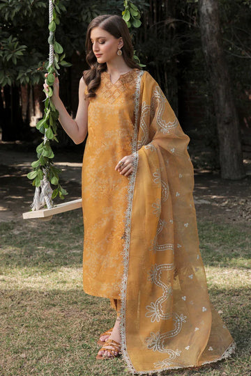 Baroque | Lawn Collection 24 | UF-321 - Rang-e-Khaas