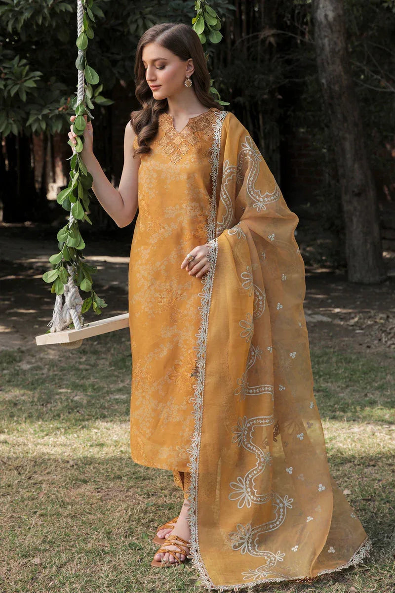Baroque | Lawn Collection 24 | UF-321 - Rang-e-Khaas