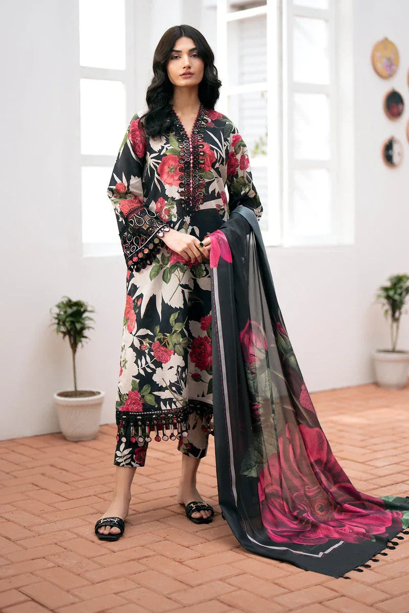 Baroque | Lawn Collection 24 | UF-532 - Rang-e-Khaas