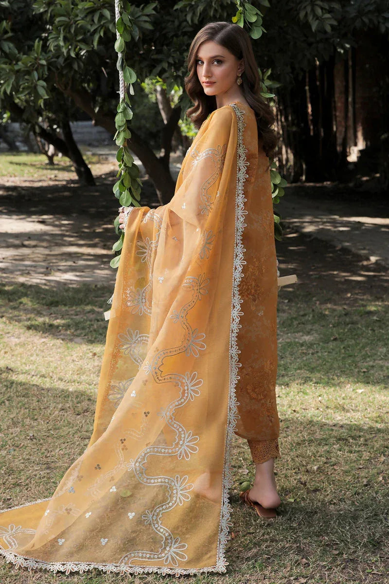 Baroque | Lawn Collection 24 | UF-321 - Rang-e-Khaas