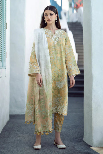 Baroque | Lawn Collection 24 | UF-542 - Rang-e-Khaas