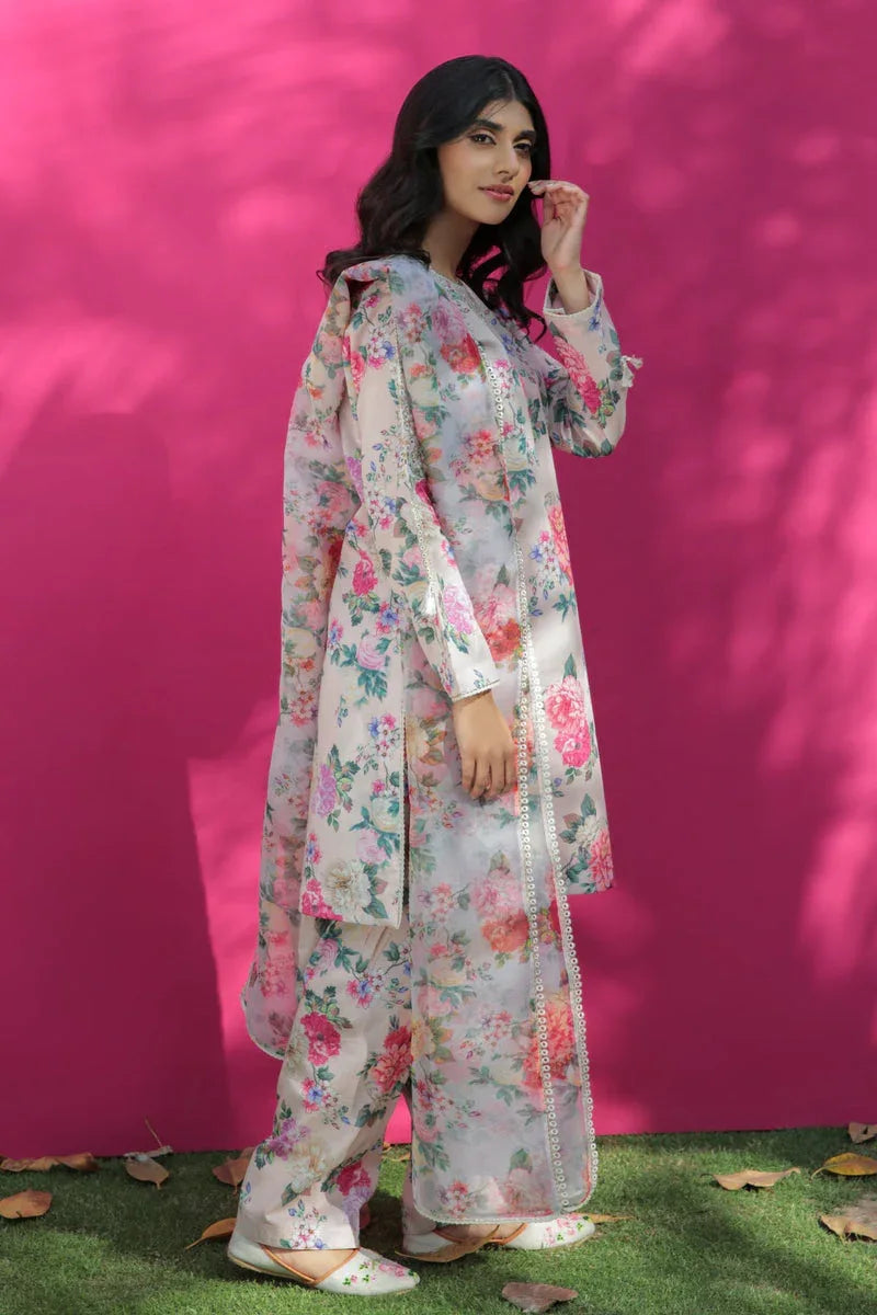 Baroque | Lawn Collection 24 | UF-191 - Rang-e-Khaas