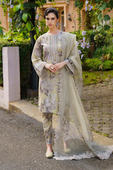 Baroque | Lawn Collection 24 | UF-587 - Rang-e-Khaas