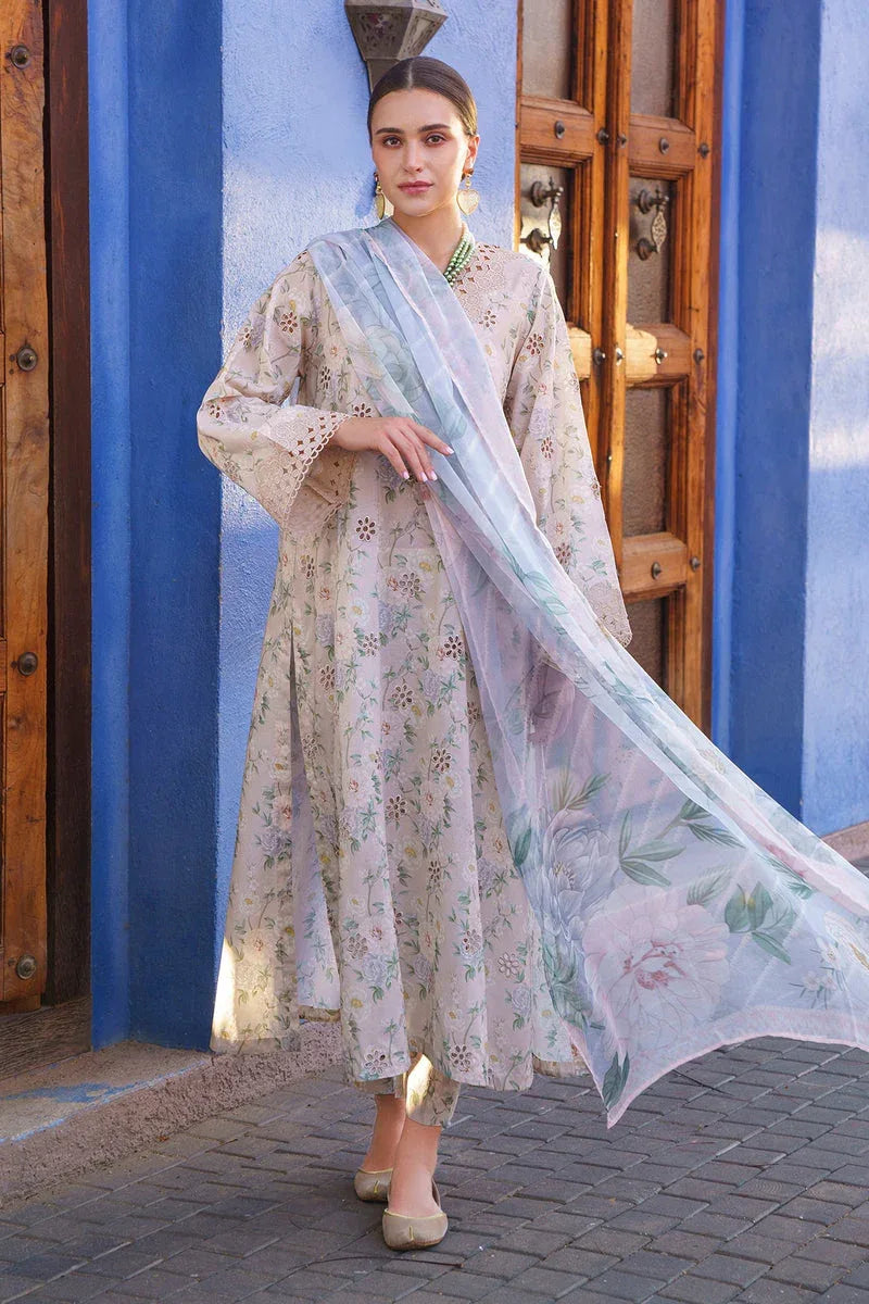 Baroque | Lawn Collection 24 | UF-591 - Rang-e-Khaas