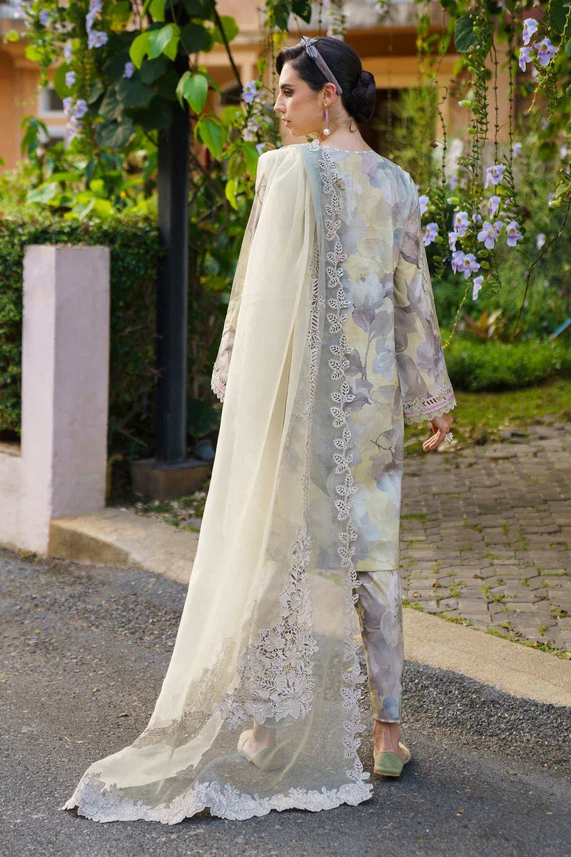 Baroque | Lawn Collection 24 | UF-587 - Rang-e-Khaas