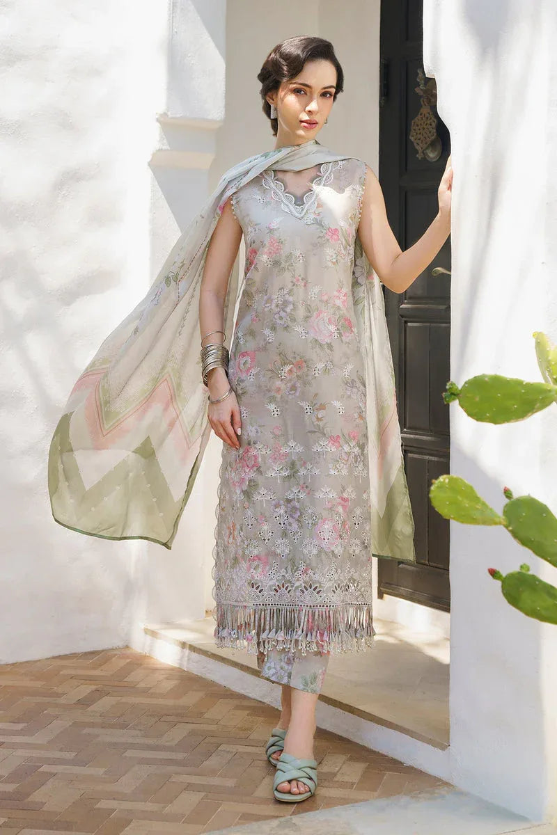 Baroque | Lawn Collection 24 | UF-575 - Rang-e-Khaas