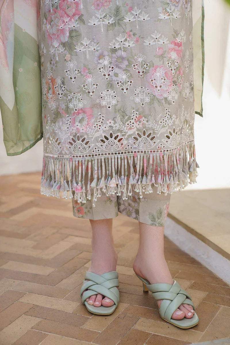 Baroque | Lawn Collection 24 | UF-575 - Rang-e-Khaas