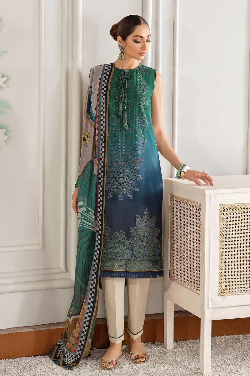 Baroque | Lawn Collection 24 | FL21-D1 - Rang-e-Khaas