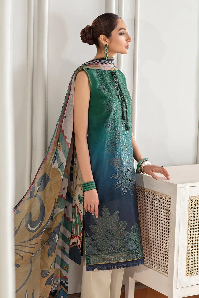 Baroque | Lawn Collection 24 | FL21-D1 - Rang-e-Khaas