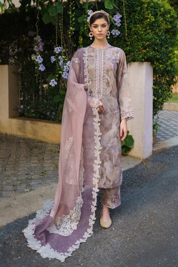 Baroque | Lawn Collection 24 | UF-586 - Rang-e-Khaas