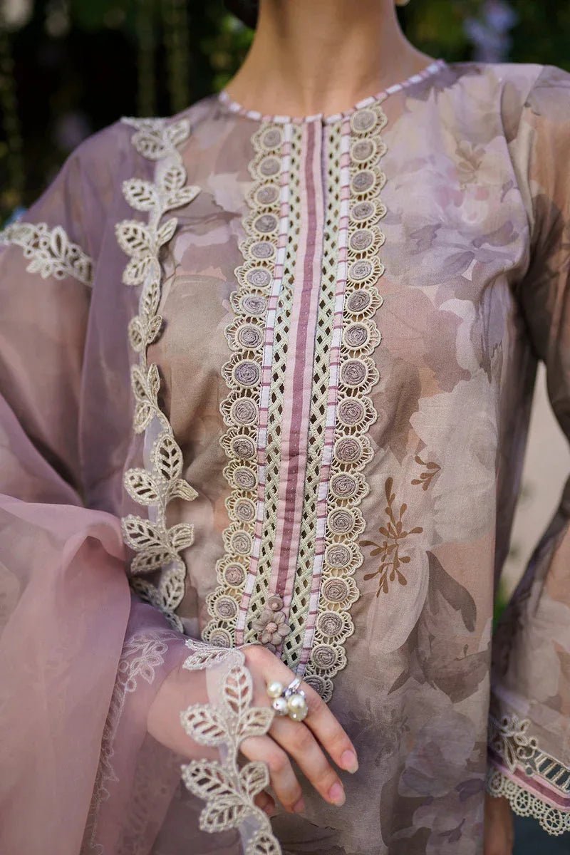 Baroque | Lawn Collection 24 | UF-586 - Rang-e-Khaas