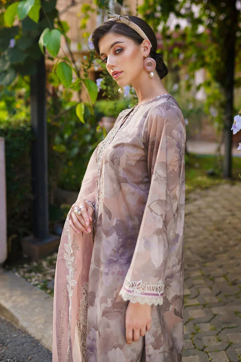 Baroque | Lawn Collection 24 | UF-586 - Rang-e-Khaas
