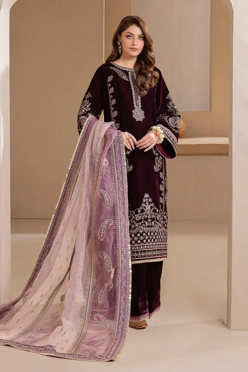 Baroque | Jahanara Luxury Velvet 23 | UF-422 - Rang-e-Khaas