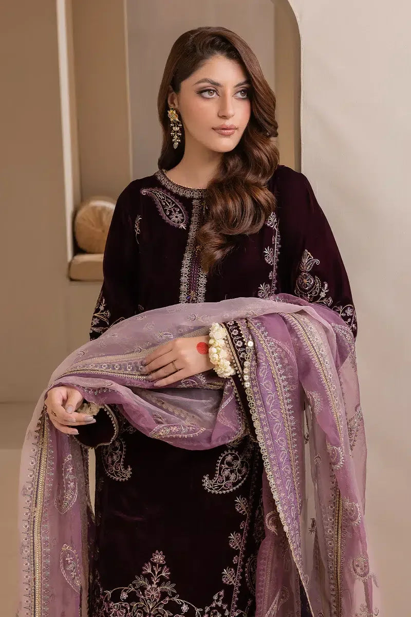 Baroque | Jahanara Luxury Velvet 23 | UF-422 - Rang-e-Khaas