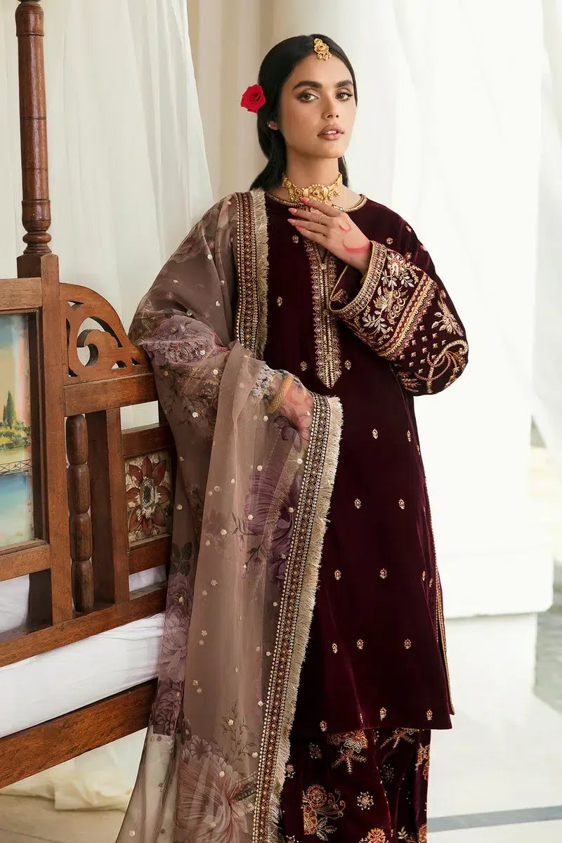 Baroque | Jahanara Luxury Velvet 23 | UF-250 - Rang-e-Khaas