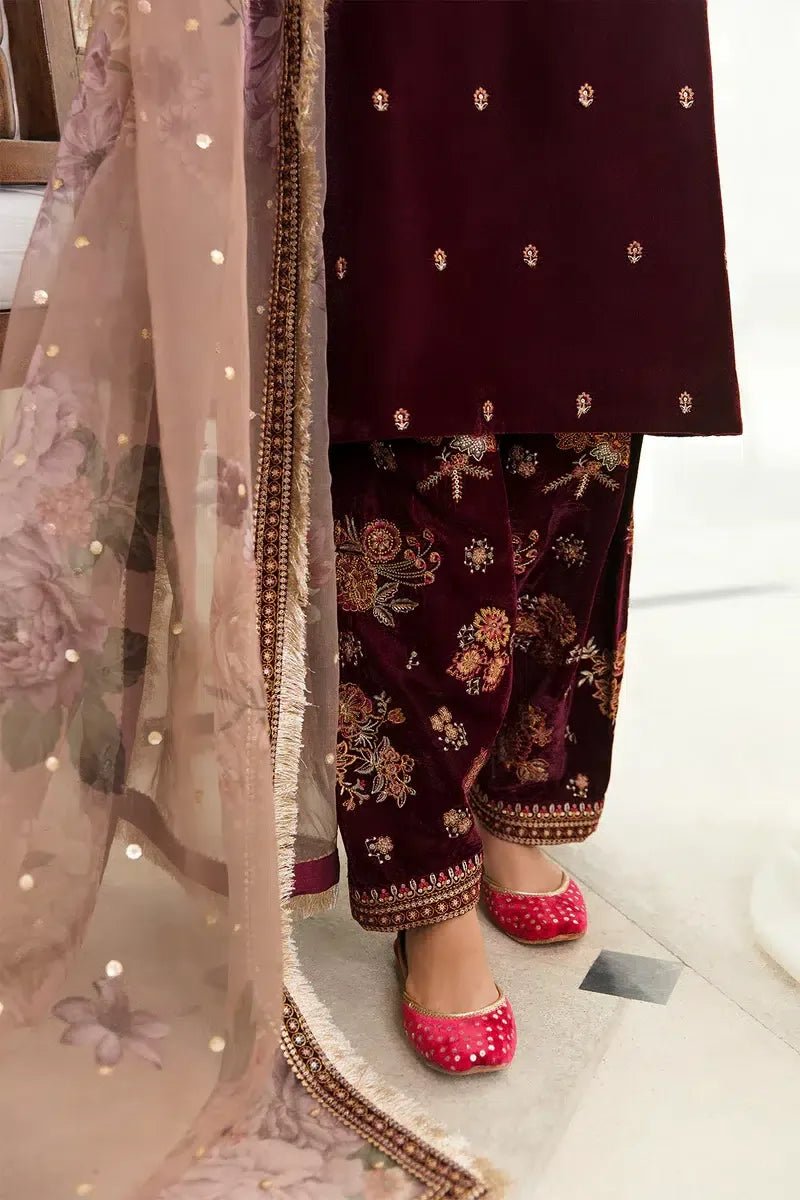Baroque | Jahanara Luxury Velvet 23 | UF-250 - Rang-e-Khaas