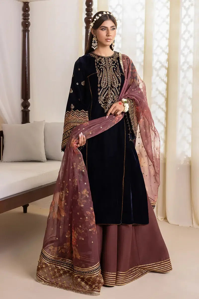 Baroque | Jahanara Luxury Velvet 23 | UF-424 - Rang-e-Khaas
