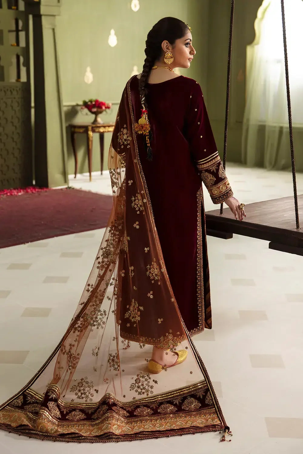 Baroque | Jahanara Luxury Velvet 23 | UF-466 - Rang-e-Khaas