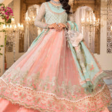 NEW MARIA B - Pearl White, Peach and Aqua (BD-2408)