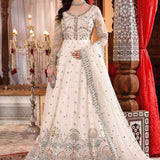 NEW MARIA B -Pearl White and Peachy Silver (BD-2502)