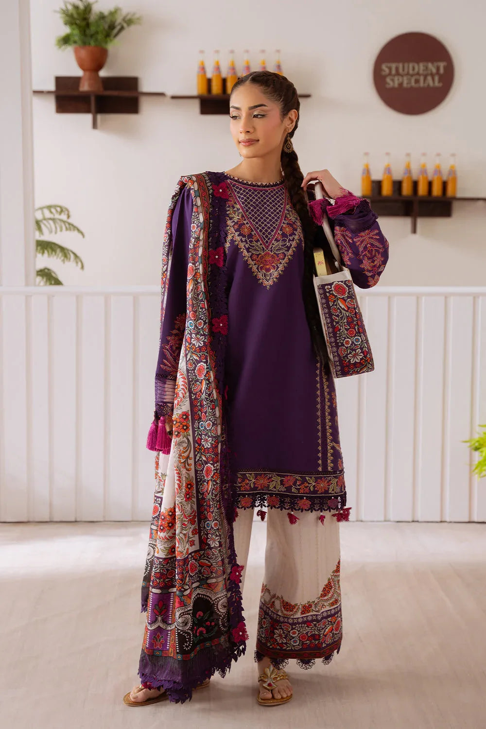 Saira Rizwan | Laanem Summer Lawn 25 | ELIF-B-SRL25-05 - Rang-e-Khaas