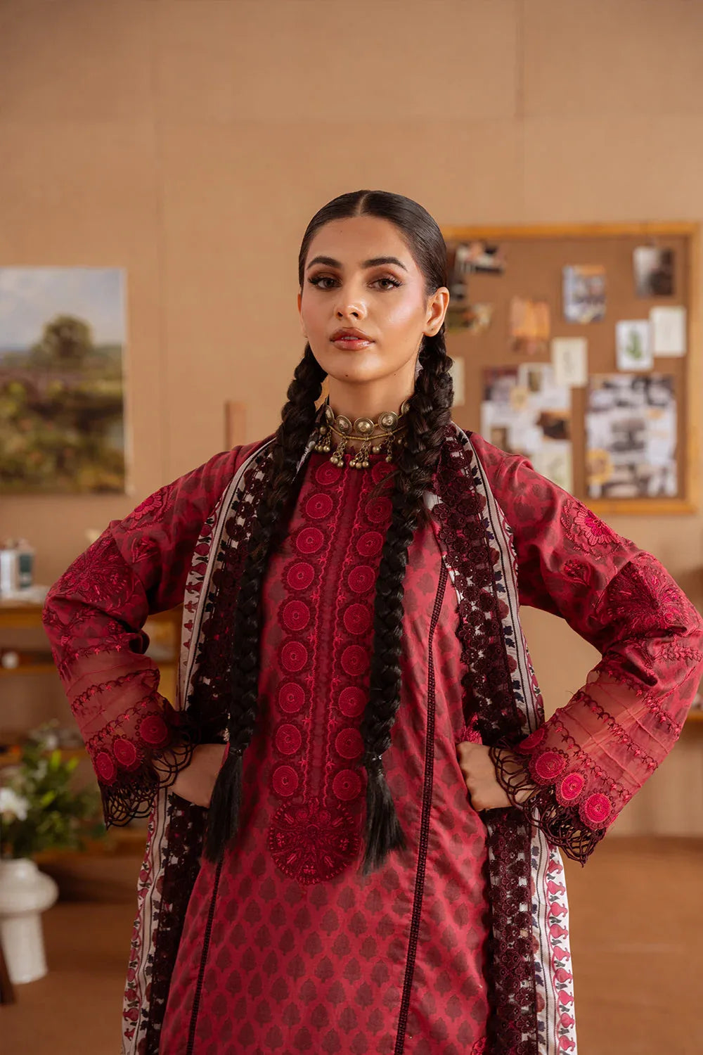 Saira Rizwan | Laanem Summer Lawn 25 | SEREN-A-SRL25-08 - Rang-e-Khaas