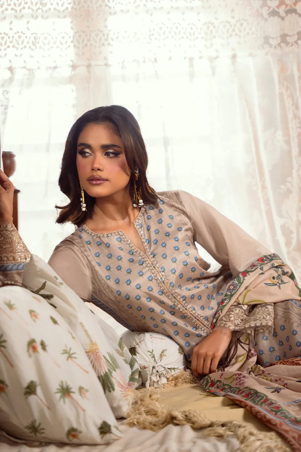 Saira Rizwan | Dahini Silk Pret | MERCINA - SRLP06-25 - Rang-e-Khaas