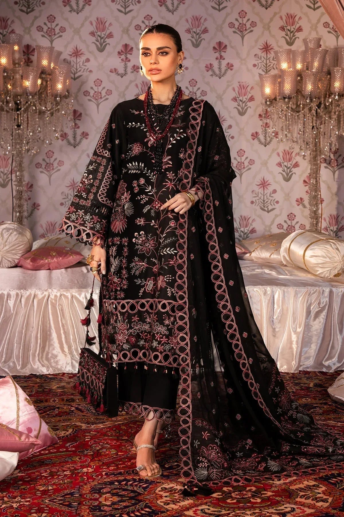 Alizeh | Rawayat Luxury Lawn 24 | Gulshan - Rang-e-Khaas