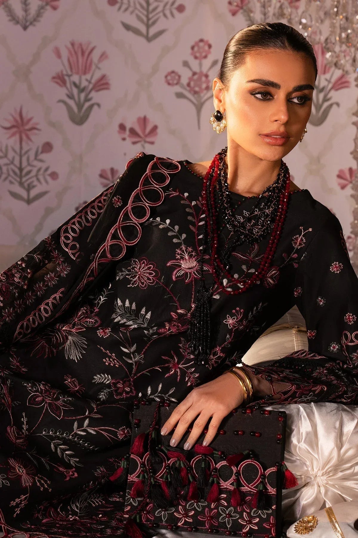 Alizeh | Rawayat Luxury Lawn 24 | Gulshan - Rang-e-Khaas