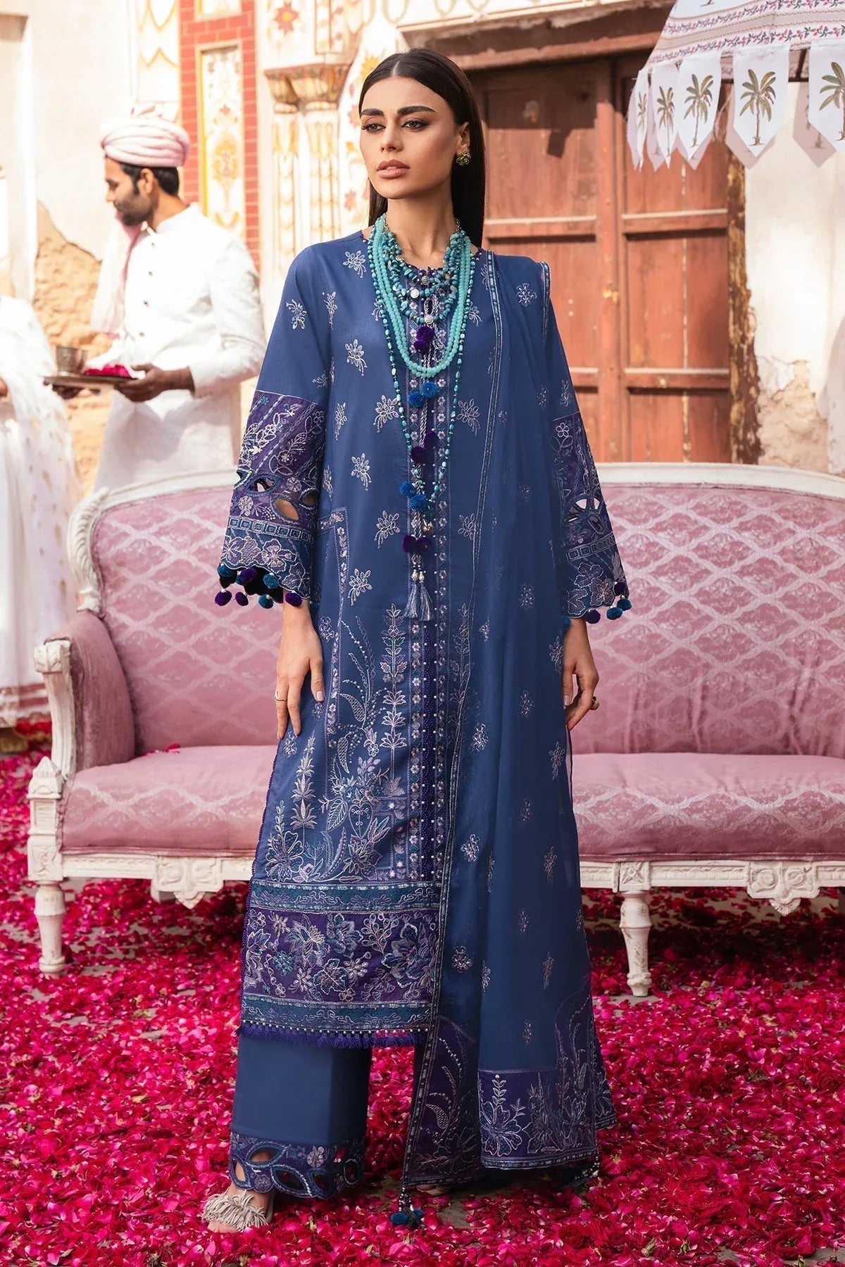 Alizeh | Rawayat Luxury Lawn 24 | Shehnaaz - Rang-e-Khaas