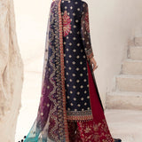 Alizeh Fashion Luxury Embroidered Chiffon Unstitched 3Pc Suit AF-CH-2167-Nagar