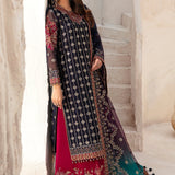 Alizeh Fashion Luxury Embroidered Chiffon Unstitched 3Pc Suit AF-CH-2167-Nagar