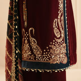 JAZMIN__Embroidered Velvet Formal VF-2038