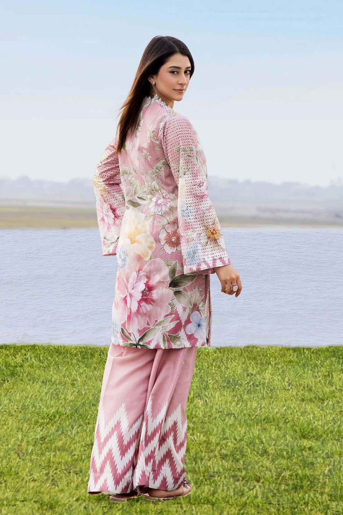 Adans Libas | Embrodiered Co Ord Sets | 4080