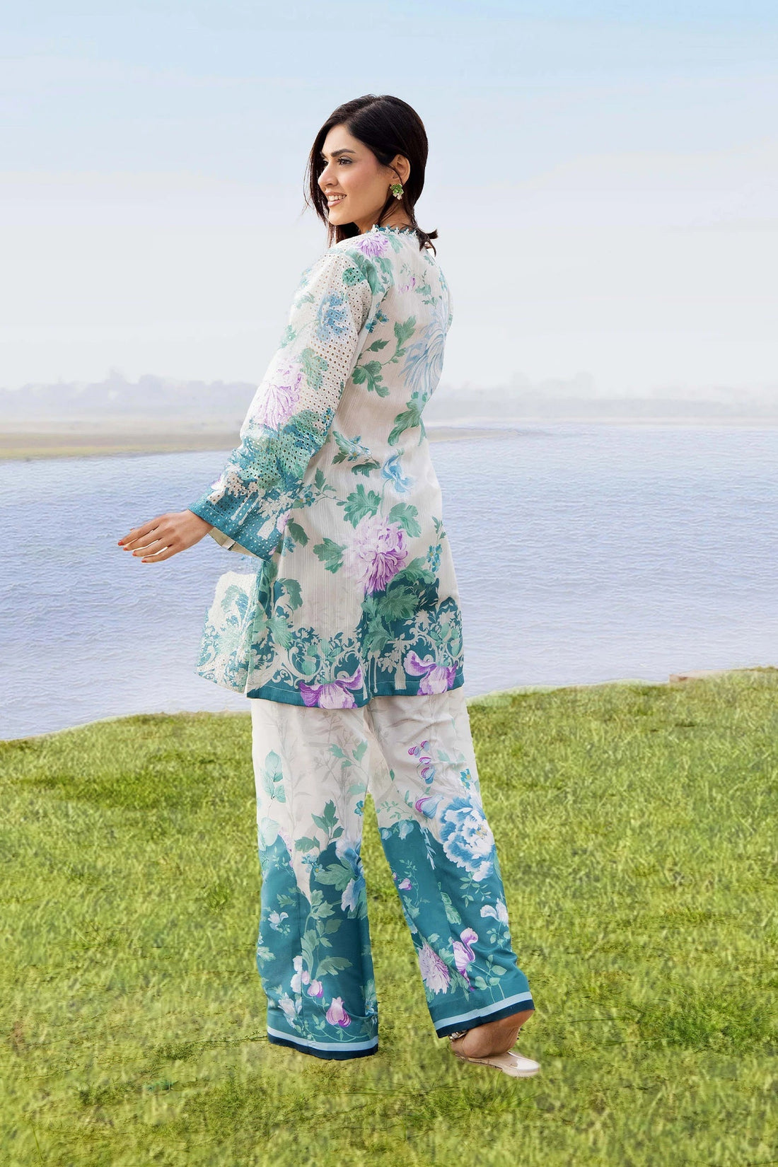 Adans Libas | Embrodiered Co Ord Sets | 4081