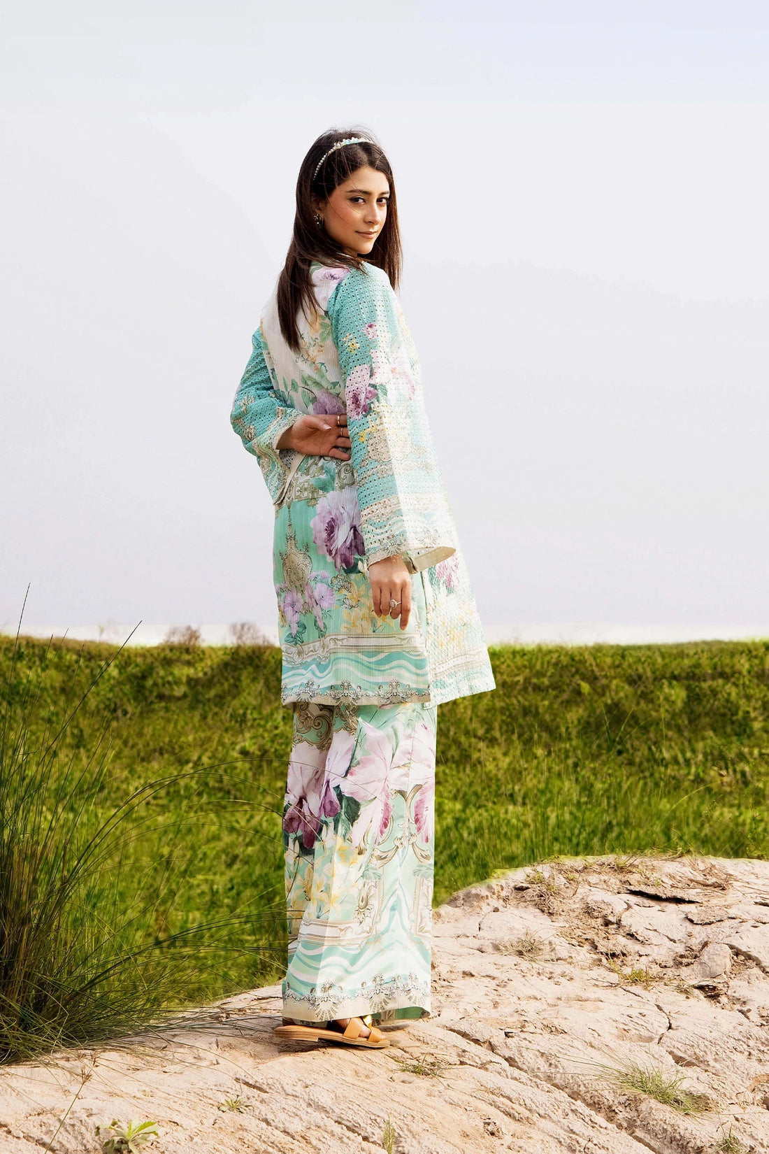 Adans Libas | Embrodiered Co Ord Sets | 4087