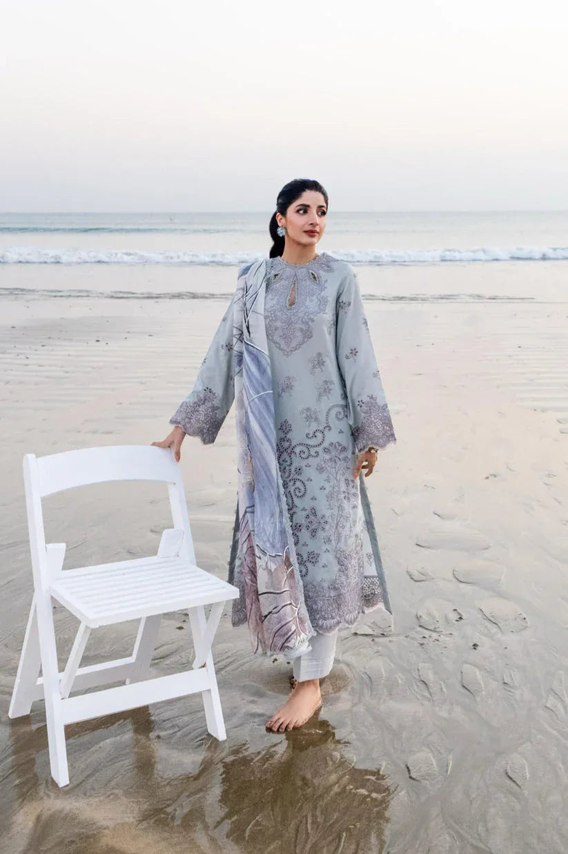 Aabyaan | Saagar Luxury Lawn 25 | ZUMAR (AS-10) - Rang-e-Khaas