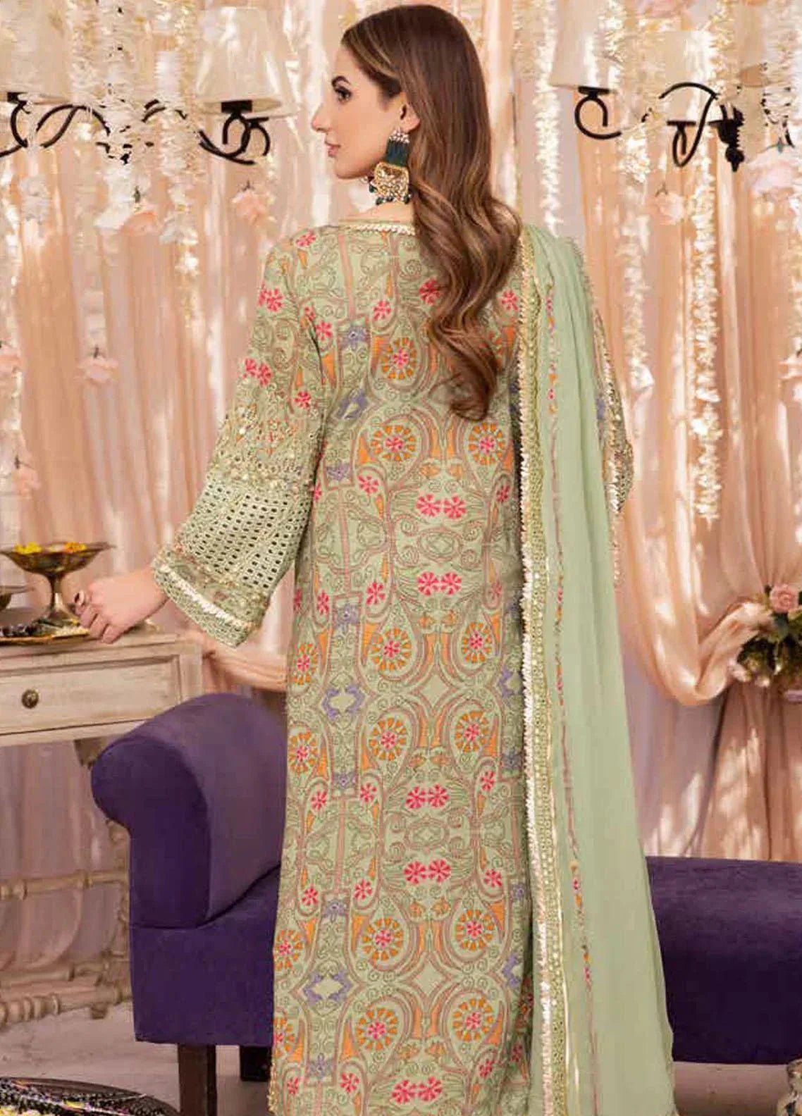 Charizma | Luxury Embroidered Eid Collection | ED23-06 - Rang-e-Khaas