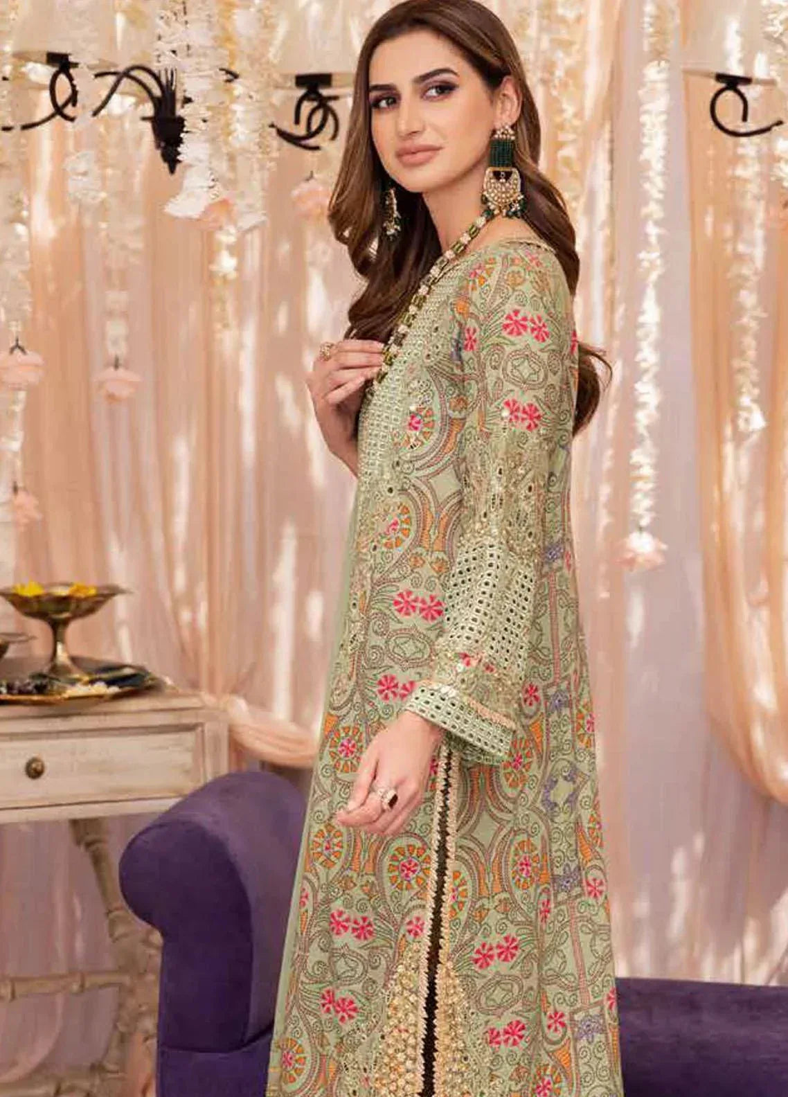 Charizma | Luxury Embroidered Eid Collection | ED23-06 - Rang-e-Khaas