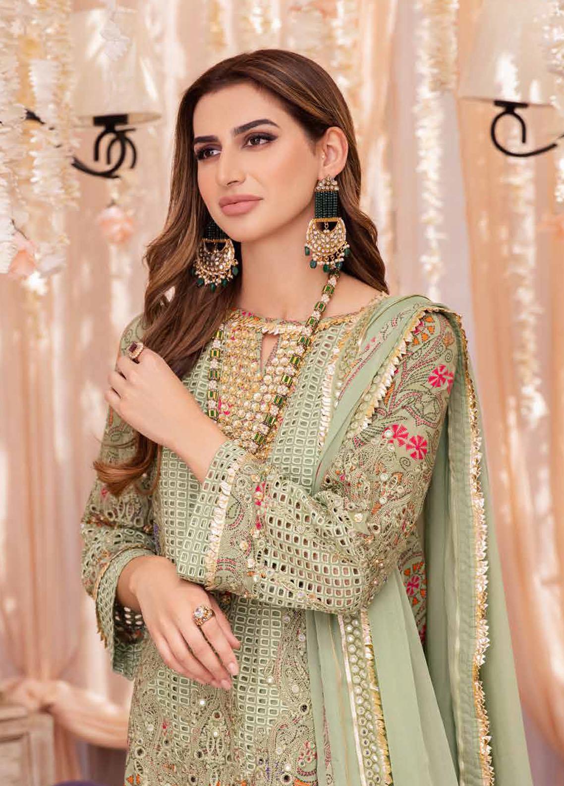 Charizma | Luxury Embroidered Eid Collection | ED23-06 - Rang-e-Khaas