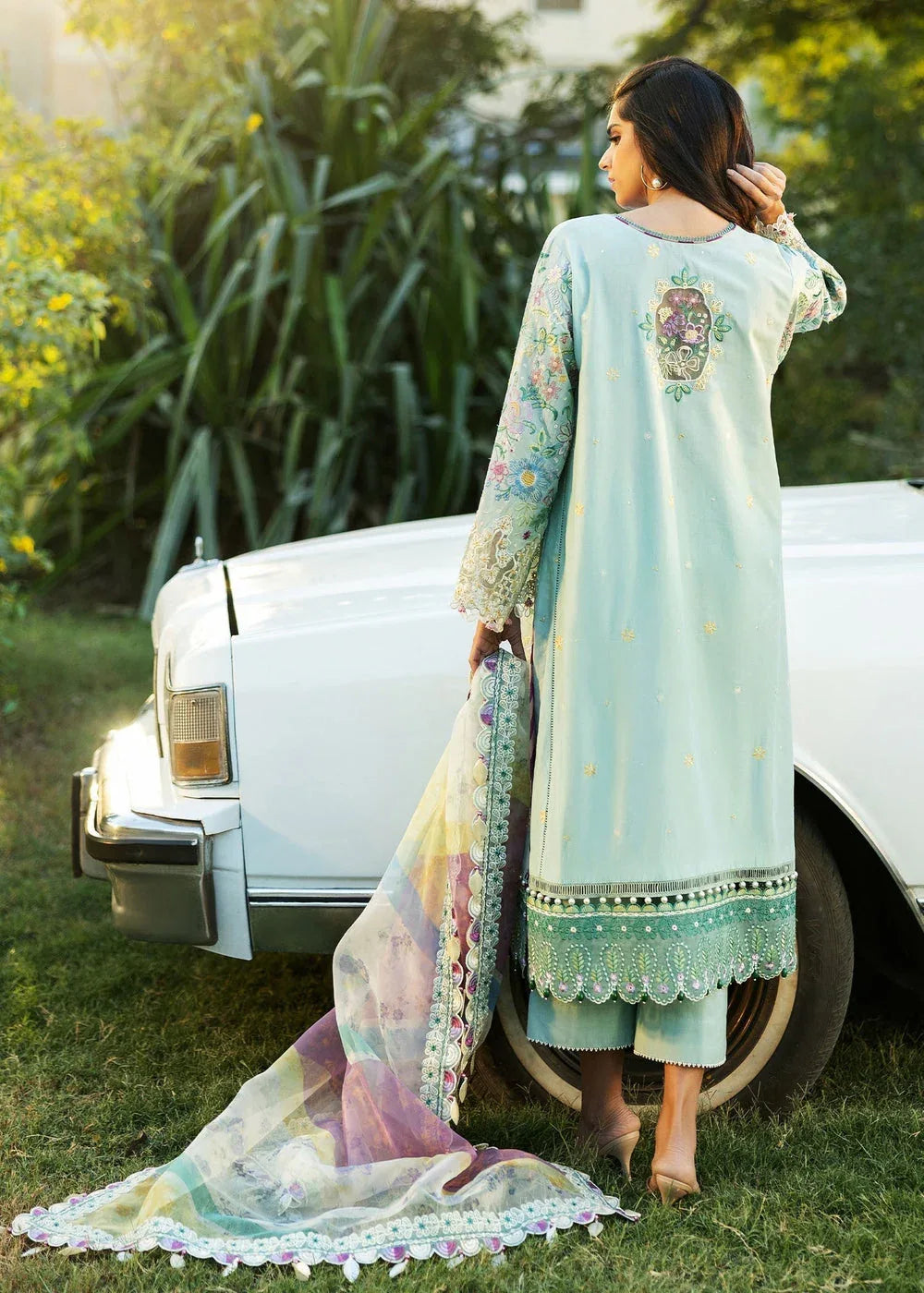 Sadaf Fawad Khan | Siraa Lawn 25 | MID SUMMER EVENING - A - Rang-e-Khaas