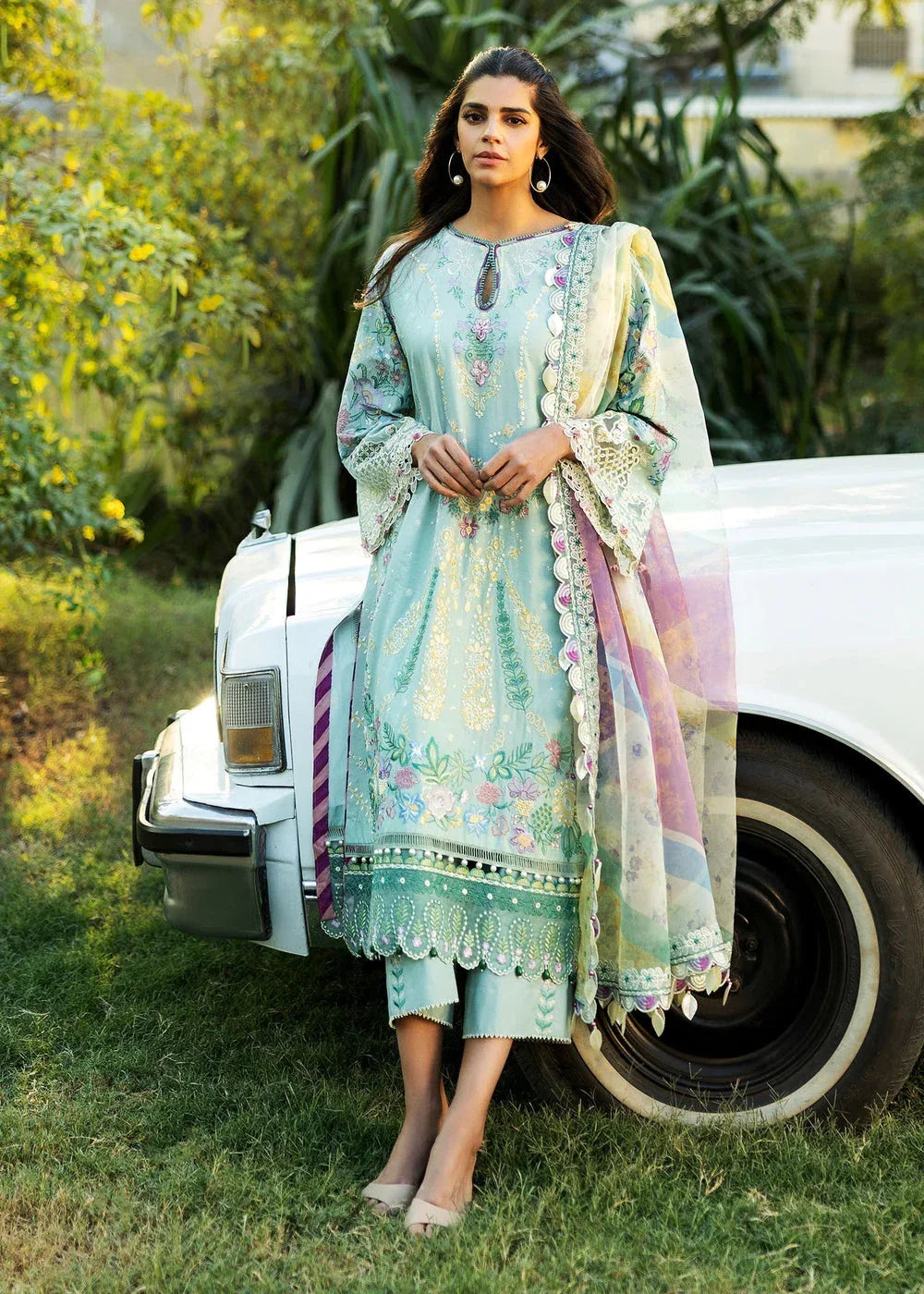 Sadaf Fawad Khan | Siraa Lawn 25 | MID SUMMER EVENING - A - Rang-e-Khaas